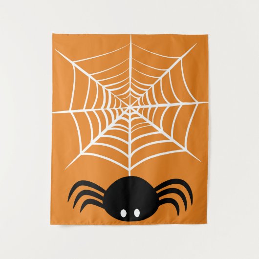 ハロウィーンスパイダーウェブ タペストリー (正面)
