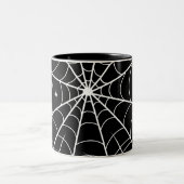 ハロウィーンスパイダーウェブ ツートーンマグカップ (中央)