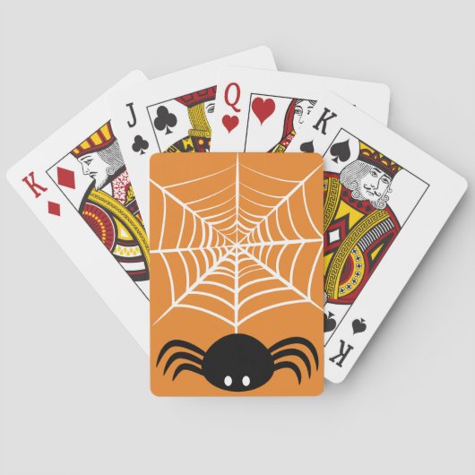 ハロウィーンスパイダーウェブ トランプ (裏面)