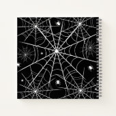 ハロウィーンスパイダーウェブ ノートブック (裏面)