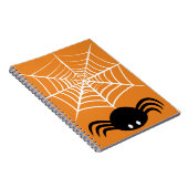 ハロウィーンスパイダーウェブ ノートブック (右側)