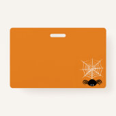 ハロウィーンスパイダーウェブ バッジ (正面)