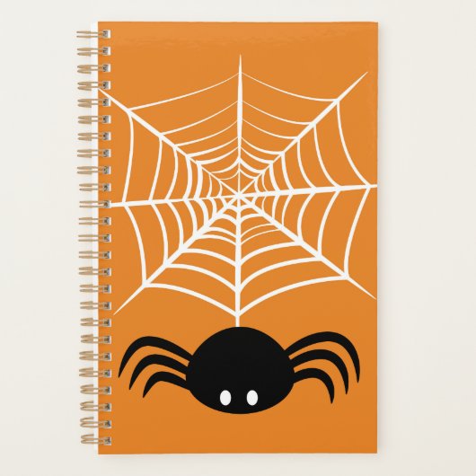 ハロウィーンスパイダーウェブ プランナー手帳 (正面)