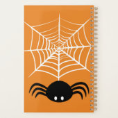 ハロウィーンスパイダーウェブ プランナー手帳 (裏面)