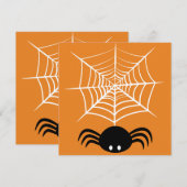 ハロウィーンスパイダーウェブ プログラム (正面/裏面)
