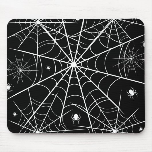 ハロウィーンスパイダーウェブ マウスパッド (正面)