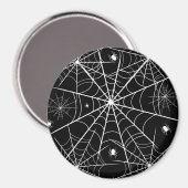 ハロウィーンスパイダーウェブ マグネット (正面/裏面)