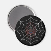 ハロウィーンスパイダーウェブ マグネット (正面/裏面)
