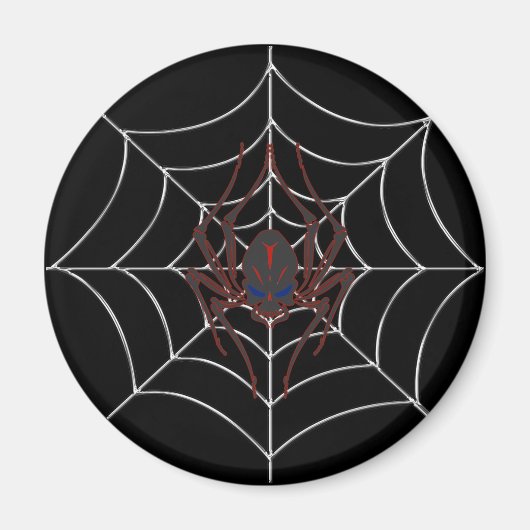 ハロウィーンスパイダーウェブ マグネット (正面)