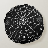 ハロウィーンスパイダーウェブ ラウンドクッション (裏面)