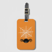 ハロウィーンスパイダーウェブ ラゲッジタグ (正面縦)