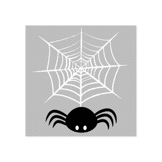 ハロウィーンスパイダーウェブ ラバースタンプ (インプリント)