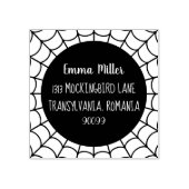 ハロウィーンスパイダーウェブ ラバースタンプ (インプリント)