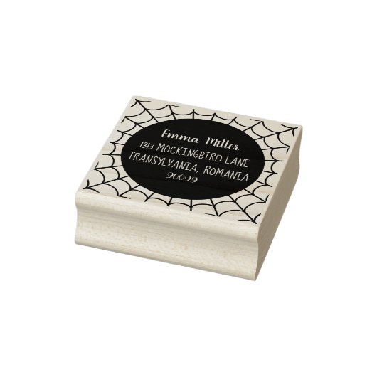 ハロウィーンスパイダーウェブ ラバースタンプ (スタンプ)