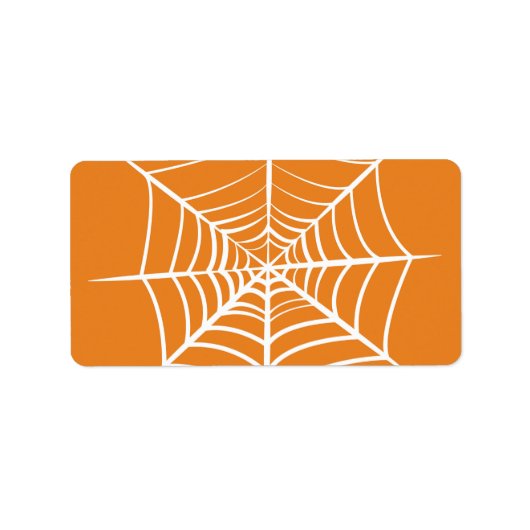ハロウィーンスパイダーウェブ ラベル (正面)