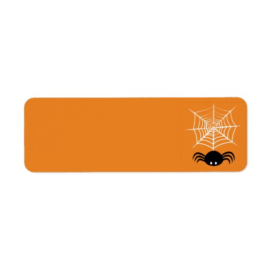 ハロウィーンスパイダーウェブ ラベル (正面)