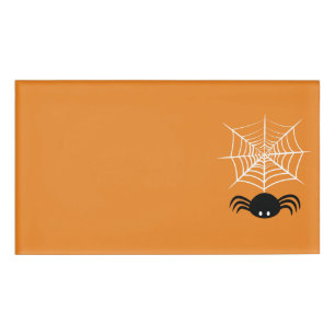ハロウィーンスパイダーウェブ 名札