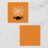 ハロウィーンスパイダーウェブ 紹介カード (正面/裏面)