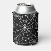 ハロウィーンスパイダーウェブ 缶クーラー (缶裏面)