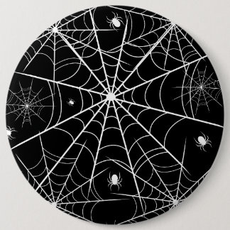 ハロウィーンスパイダーウェブ 缶バッジ