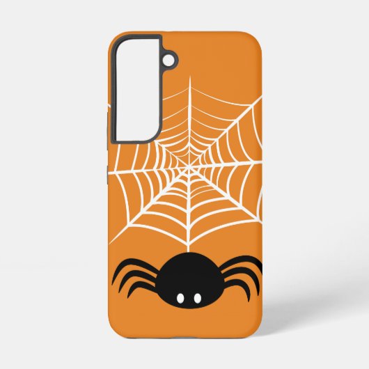 ハロウィーンスパイダーウェブ SAMSUNG GALAXYケース (裏面)
