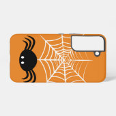 ハロウィーンスパイダーウェブ SAMSUNG GALAXYケース (裏面横)