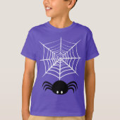 ハロウィーンスパイダーウェブ Tシャツ (正面)