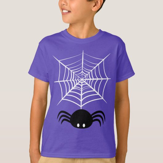 ハロウィーンスパイダーウェブ Tシャツ (正面)