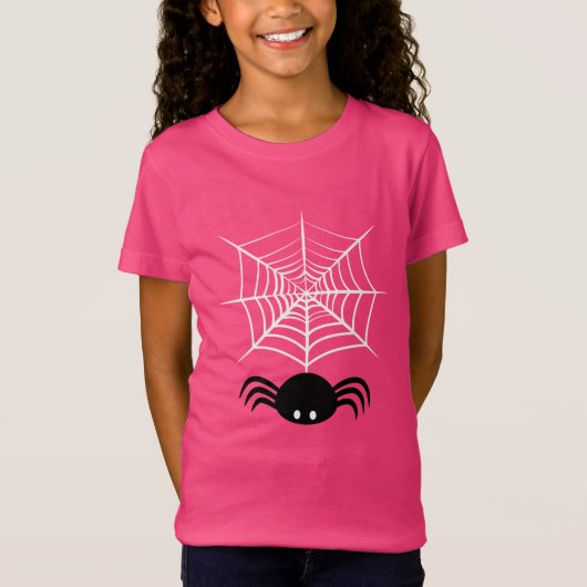 ハロウィーンスパイダーウェブ Tシャツ (正面)