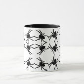 ハロウィーンスパイダーマグカップ白黒 マグカップ (中央)