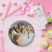 ハロウィーンスパイダー紙プレート ペーパープレート (パーティー)