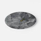 ハロウィーンスパイダー紙プレート ペーパープレート (アングル)