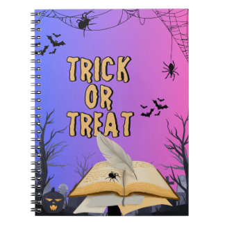 ハロウィーンスパイラルノートブ不気味ック – ジャ書ーナル ノートブック