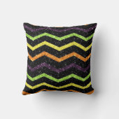 ハロウィーンスパークルジグザグザグ クッション (裏面)