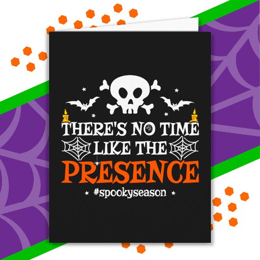 ハロウィーンスピリットスカルクロスボーンズ面白いハロウィーン カード
