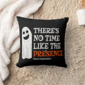 ハロウィーンスピリットハッピン幽霊面白いハロウィーン クッション (ブランケット)