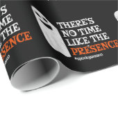 ハロウィーンスピリットハッピン幽霊面白いハロウィーン ラッピングペーパー (ロールコーナー)