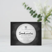 ハロウィーンスプオクタキュラフクロウQRコードソーシャルメディア ポストカード (スタンド正面)