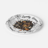 ハロウィーン👻スプキーシーズン💀紙プレート ペーパープレート (アングル)