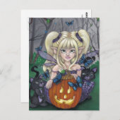 「ハロウィーンスプライト」はがきき ポストカード (正面/裏面)