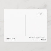 「ハロウィーンスプライト」はがきき ポストカード (裏面)