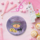 ハロウィーンスプロックの子どもの誕生日パーティー ペーパープレート (パーティー)