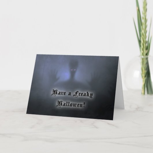 ハロウィーンスプークフェスト折りたたみグリーティングカード カード (正面)