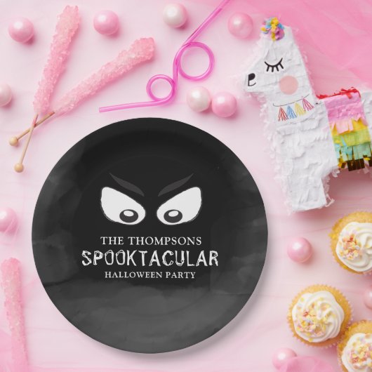 ハロウィーンスプーク不気味タキュラ幽霊目 ペーパープレート (パーティー)