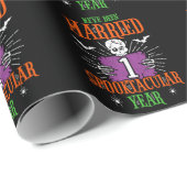 ハロウィーンスプーク結婚タキュラ1周年記念 ラッピングペーパー (ロールコーナー)