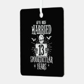 ハロウィーンスプーク結婚タキュラ13周年 メタルオーナメント (正面左)