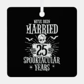 ハロウィーンスプーク結婚タキュラ25周年 メタルオーナメント (正面)