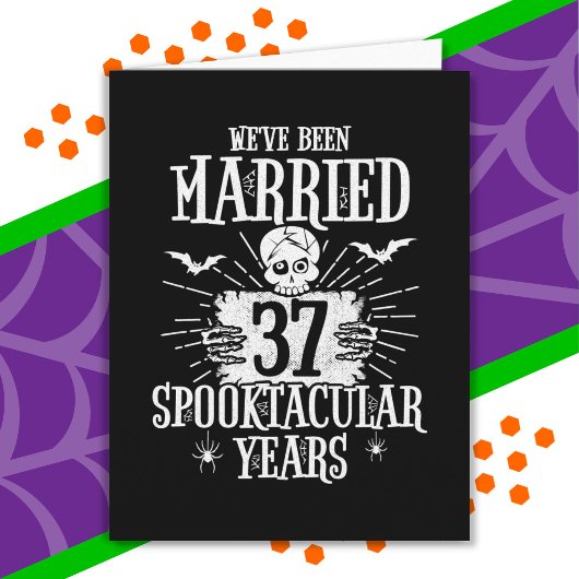 ハロウィーンスプーク結婚タキュラ37周年 カード
