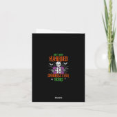 ハロウィーンスプーク結婚タキュラ48周年 カード (裏面)