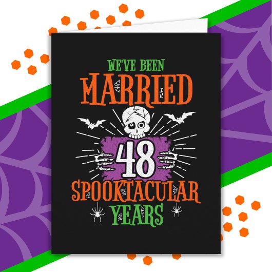 ハロウィーンスプーク結婚タキュラ48周年 カード